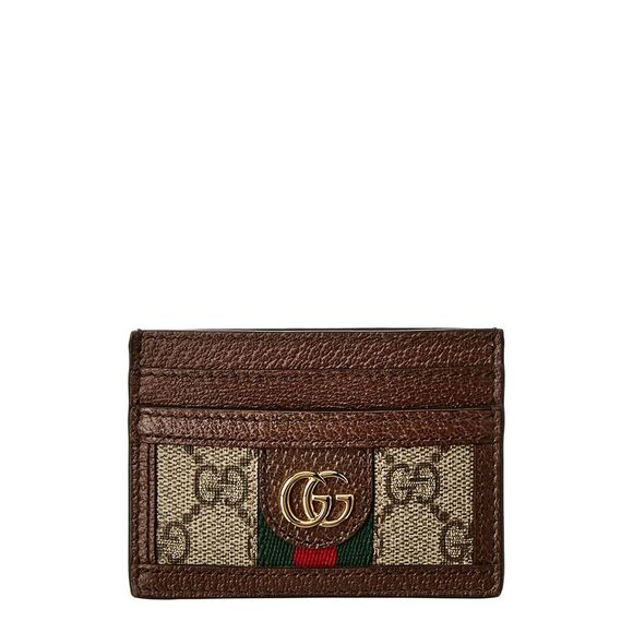 Gucci Ophidia Gg Leather Card Case